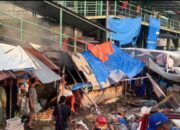 Kebakaran di Leter U Pasar Raya Padang Hanguskan Satu Warung PMD