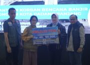 Indojalito Peduli Salurkan Bantuan untuk Korban Banjir Bandang di Padang Panjang