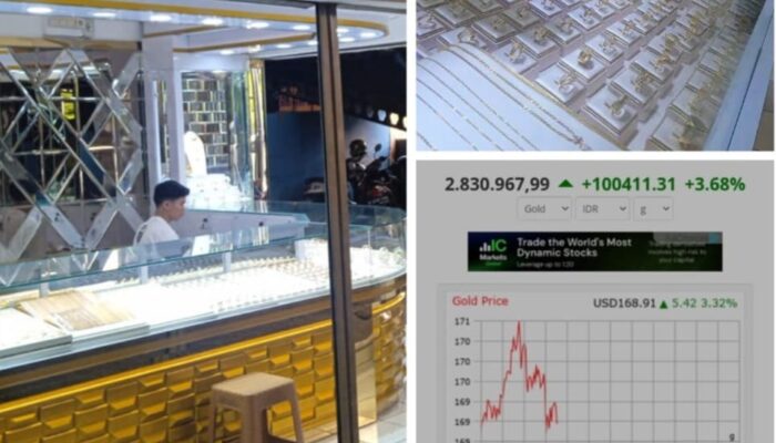 Harga Emas Terus Naik, Aktivitas Jual Beli di Pasar Sungai Geringging Kian Melambat