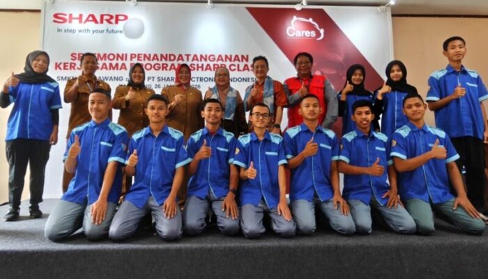 Sharp Bangun SDM Masa Depan melalui Program Pendidikan Vokasi Sharp Class