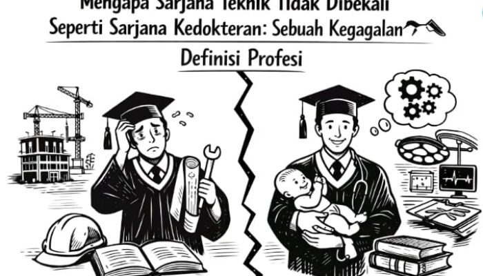 Mengapa Sarjana Teknik Tidak Dibekali Seperti Sarjana Kedokteran: Sebuah Kegagalan Definisi Profesi