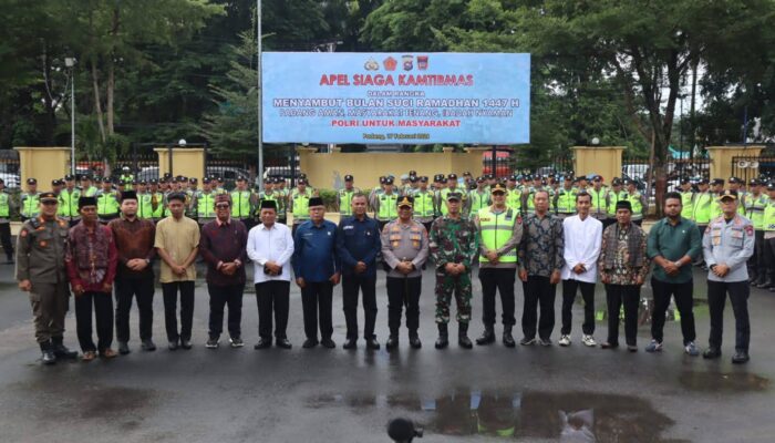 600 Personel Gabungan Siaga Amankan Ramadan di Padang