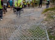 Pembangunan Batu Bronjong Sepanjang 350 Meter di Batang Aia Dingin Padang Dimulai