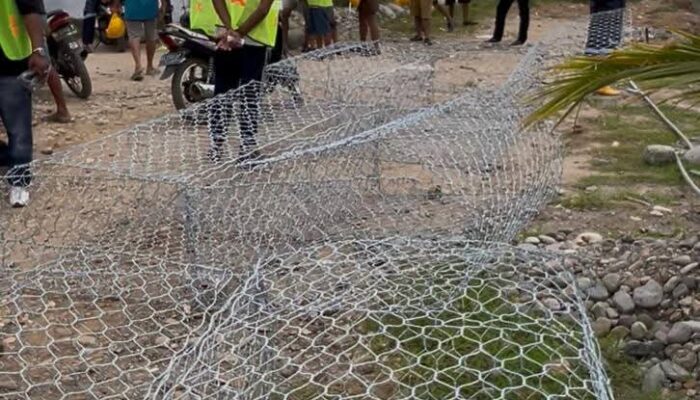 Pembangunan Batu Bronjong Sepanjang 350 Meter di Batang Aia Dingin Padang Dimulai