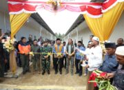 Komitmen Percepat Pemulihan, BNPB Resmikan Huntara di Aceh Utara