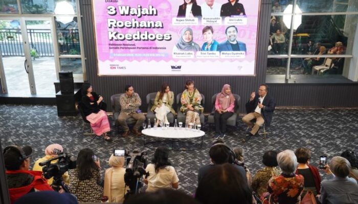 Dari Diskusi 3 Wajah Roehana Koeddoes : Ruang Pers Menyempit, Najwa Shihab Ingatkan Jurnalis Tetap Bersuara