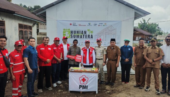 PMI Bangun Rumah Tumbuh untuk Korban Galodo di Malalak