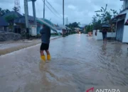 Banjir di Agam, Akses Jalan Nasional Terputus 