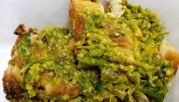 Resep Masakan : Ayam Cabai (Lado) Hijau