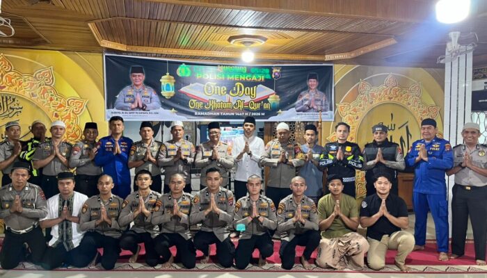 Sambut Ramadan 1447 H, Polres Pessel Luncurkan “One Day One Khatam Quran”