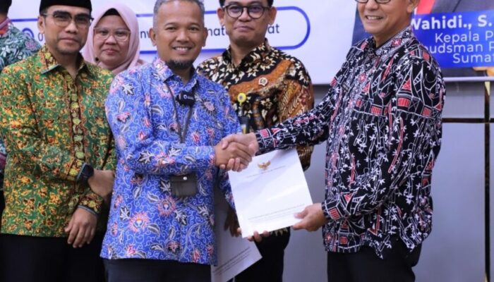 Kantor Pertanahan Padang Pariaman Terima Hasil Penilaian Maladministrasi 2025 dari Ombudsman RI