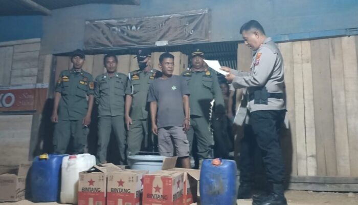 Polres Dharmasraya Bersama Satpol-PP Gelar Razia Multisasaran
