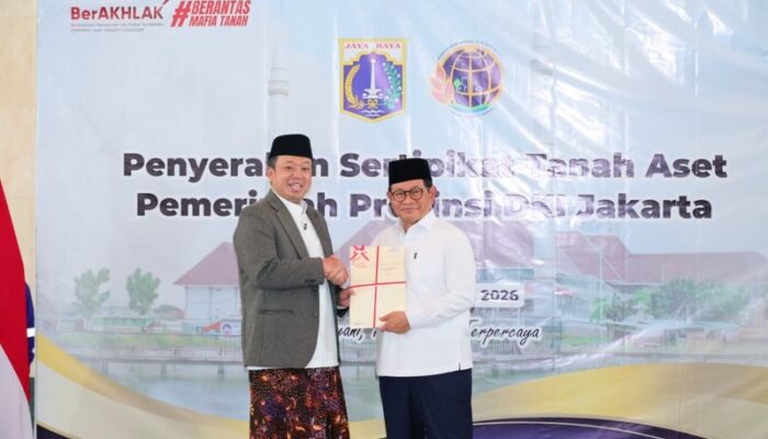 Kementerian ATR/BPN Serahkan 3.922 Sertifikat Aset Pemprov DKI Jakarta