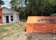 BNPB Salurkan Bantuan bagi Penghuni Huntara di Peureulak Barat