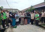 Kwarda 03 Sumbar Salurkan Bantuan untuk Lebaran bagi Korban Bencana Penghuni Huntara Lubuk Buaya
