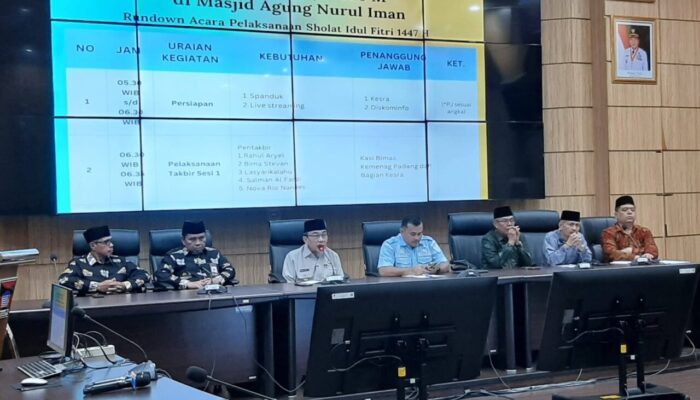 Masjid Nurul Iman Jadi Pelaksanaan Salat Ied Pemko Padang