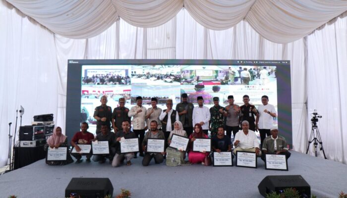 Dana Stimulan Perbaikan Rumah Pascabencana Sumatra Disalurkan, 4.347 KK di Kabupaten Bireuen Terima Bantuan