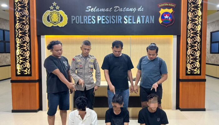 Tiga Mahasiswa Diciduk Satresnarkoba Polres Pessel, Puluhan Paket Sabu Diamankan