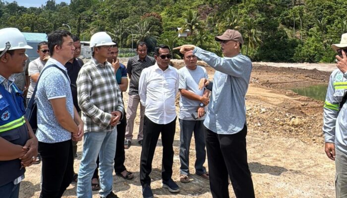 Sidak di Proyek Pelabuhan Panasahan, Bupati Hendrajoni Temukan Dugaan Material Galian C Tak Berizin