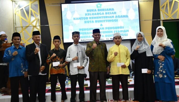 Kemenag Bukittinggi Gelar Buka Bersama, Perkuat Ukhuwah dan Apresiasi Penghafal Al-Qur’an