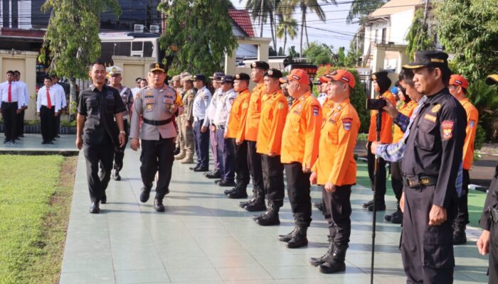 Polres Pasbar Laksanakan Apel Gelar Pasukan Operasi Ketupat Singgalang 2026