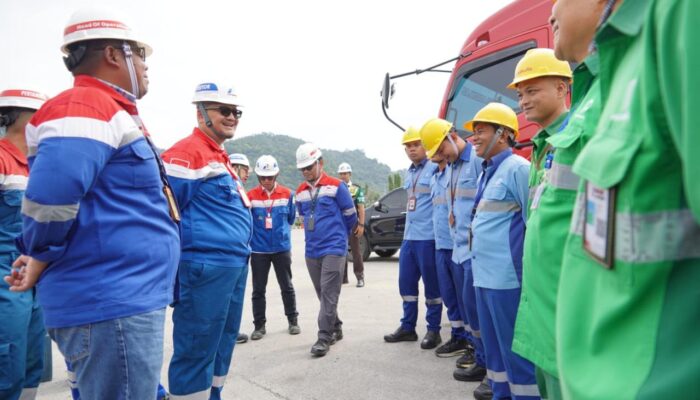 Pertamina Sumbagut bersama Direktur Manajemen Risiko Tinjau Kesiapan Energi Ramadan–Idulfitri 2026 di Sumbar