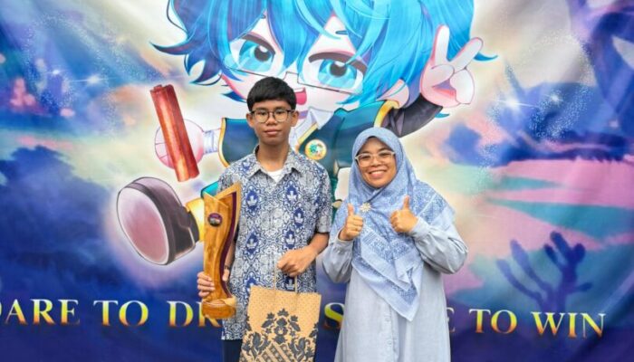 Luthfi Zaky, Siswa SMPN 12 Padang Koleksi Puluhan Medali Matematika