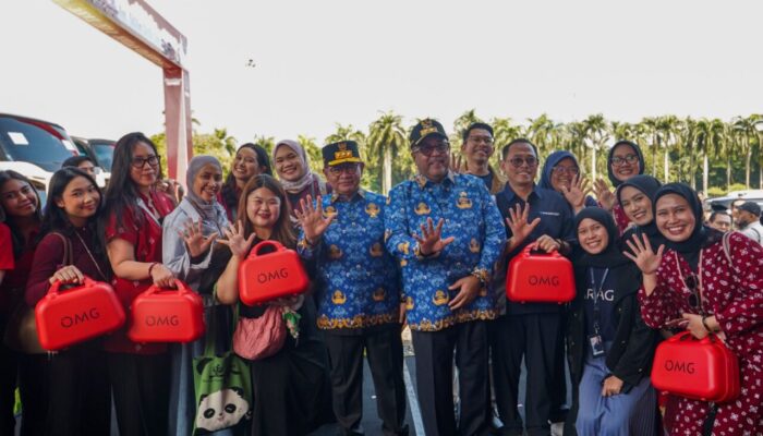 Mudik Gratis OMG 2026 Berkolaborasi dengan Dinas Perhubungan, Berangkatkan “Pejuang Glow Up Ramadan” dan Bagikan Ratusan Paket THR di Monas