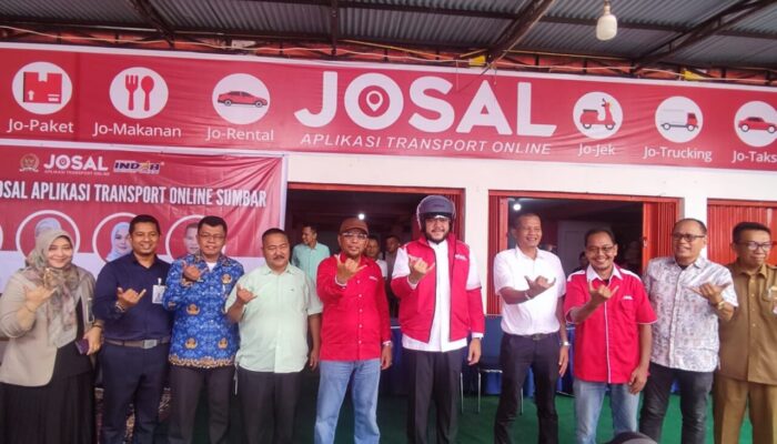 JOSAL Resmi Diluncurkan di Padang, Arisal Aziz Tawarkan Transportasi Online Berbiaya Rendah dan Buka Lapangan Kerja