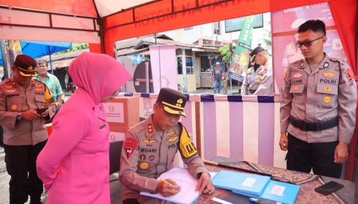 Kapolres Agam Cek Pos Pelayanan dan Pengamanan Jelang Idulfitri 1447 H