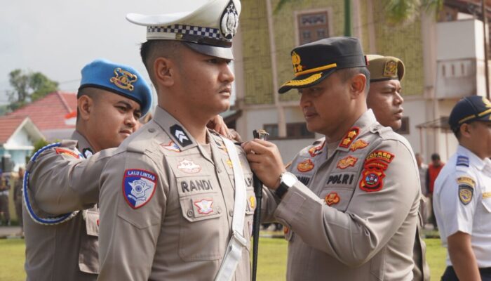 Pastikan Idulfitri Aman, Polres Padang Panjang Gelar Apel Pasukan