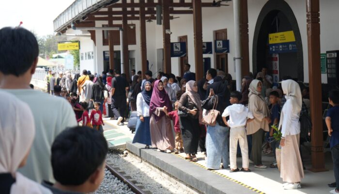 Libur Lebaran 1447 H, KAI Divre II Sumbar Layani 100 Ribu Lebih Penumpang