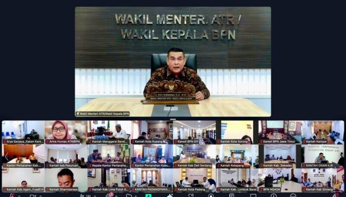Penyelesaian Berkas Layanan Pertanahan, Wamen Ossy Tegaskan Target Progresif di Akhir Maret 2026