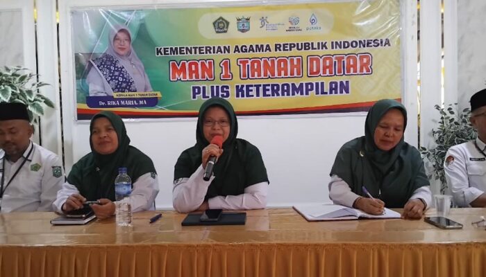 Siapkan Mental dan Logistik, MAN 1 Tanah Datar Matangkan Persiapan SAT