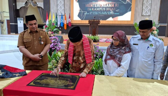 Menag Ajak UIN Bukittinggi Wujudkan Kampus Religius Berbasis Adat dan Agama