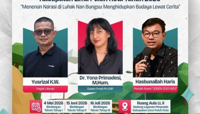 Siap Lestarikan Kearifan Daerah Lewat Karya, Tiga Siswa MAN Lima Puluh Kota Lolos Bimtek Penulisan Budaya Lokal