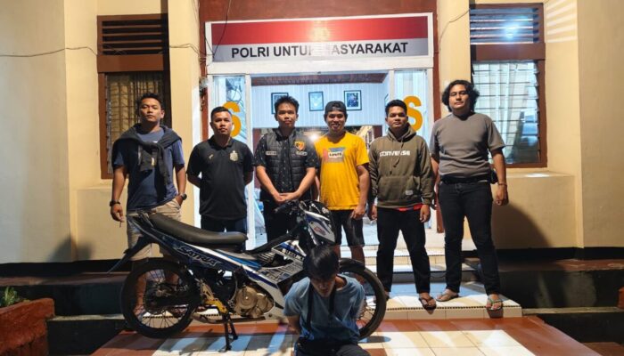 Kapolres Dharmasraya Bekuk Pelaku Penggelapan Sepeda Motor