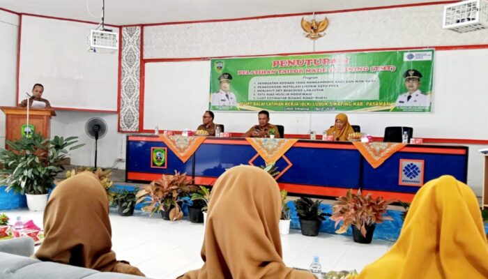 80 Lulusan BLK Kantongi Sertifikasi, Pemkab Pasaman Pacu Target 1.000 Lapangan Kerja