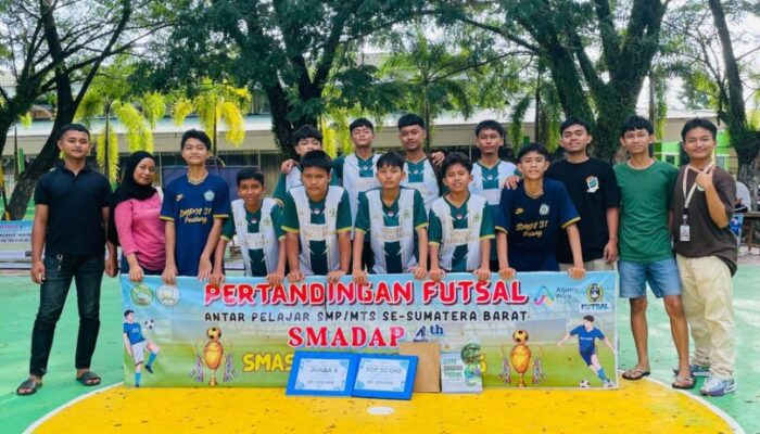 Tim Futsal SPENTISA Raih Juara 4 dan Top Score di SMADAP 4th Competitions