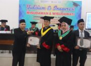 Hazirman Guru MTsN 6 Padang Wisudawan Terbaik II Pascasarjana UMSB