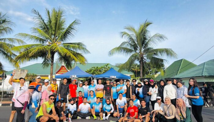 BRI Runners Padang Gelar BRImo Car Free Run di CFD, Pererat Komunitas Lari