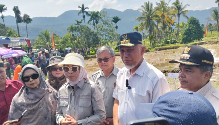 Tanam Serentak di 25 Provinsi Dipusatkan di Kabupaten Agam, Produksi Digenjot Pascabencana