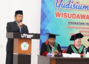 Kakankemenag Padang Sampaikan Orasi Ilmiah pada Yudisium dan Inagurasi Program Magister UMSB 