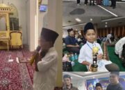 Muhammad Farhan Juara 1 Lomba HUT Bank Nagari Diundang Kumandangkan Azan di Masjid Al Hakim 
