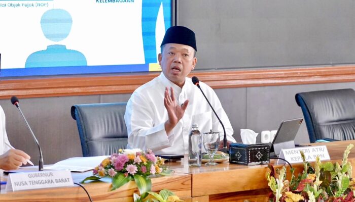 Menteri Nusron Minta Kepala Daerah di NTB Bebaskan BPHTB bagi Masyarakat Miskin Ekstrem