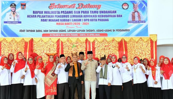 LAKAM Padang Resmi Dilantik, Perkuat Benteng Adat di Tengah Arus Modernisasi