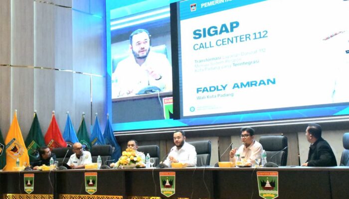 Padang Jadi Rujukan, Fadly Amran Paparkan Keunggulan Call 112 di Forum Smart City Sumbar