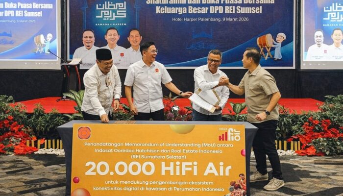 Rumah Baru, Internet Rumah Makin Praktis: Indosat dan REI Sumatera Selatan Hadirkan HiFi Air di Area Perumahan