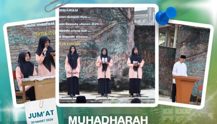 Muhadharah MAN 1 Vocapay Latih Karakter dan Kemampuan Komunikasi Siswa