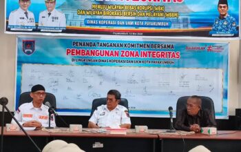 Dinas Koperasi dan UKM Payakumbuh Canangkan Zona Integritas Menuju WBK dan WBBM